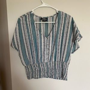 Classy Crop Top with Cinched Waist